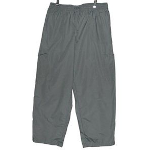 Liberty Scrubs Cargo Pants 2XL x29.5"Inseam Gray Scrub elastic waist poly cotton